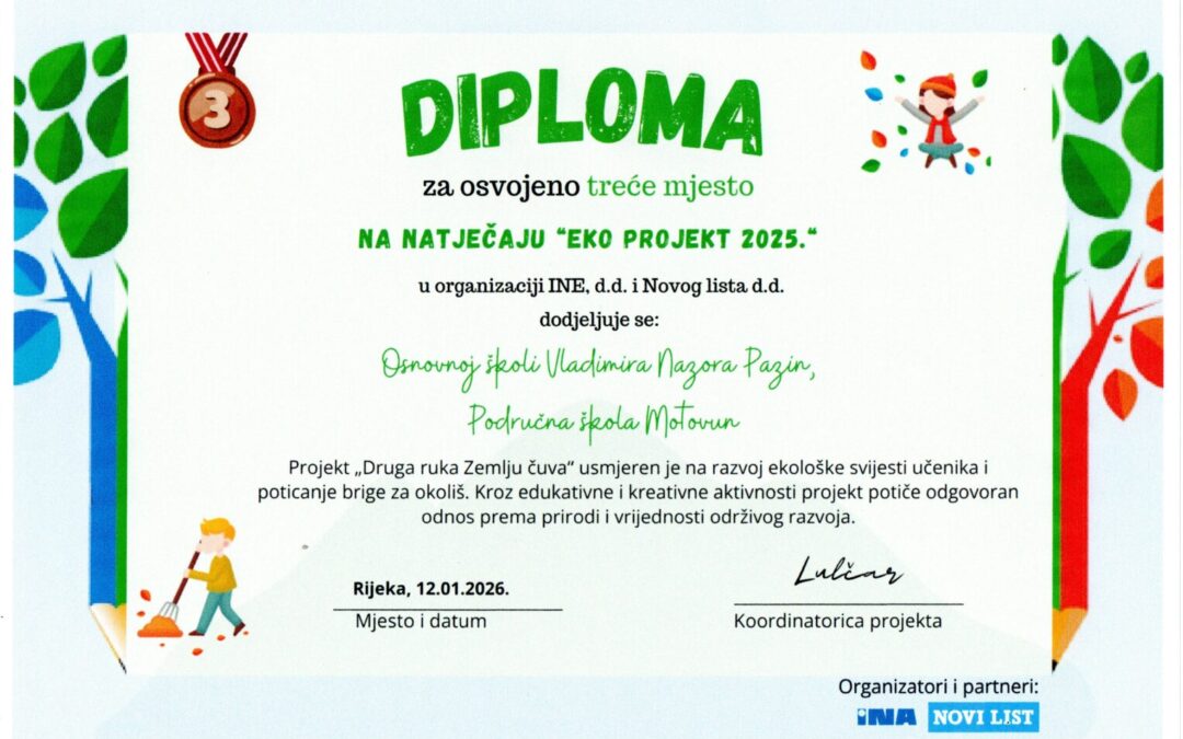 “Eko projekt 2025.”