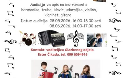 Glazbena škola – Audicija