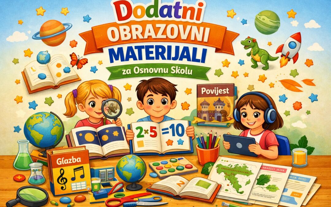 Obavijest za roditelje – Preuzimanje popisa dodatnih obrazovnih materijala